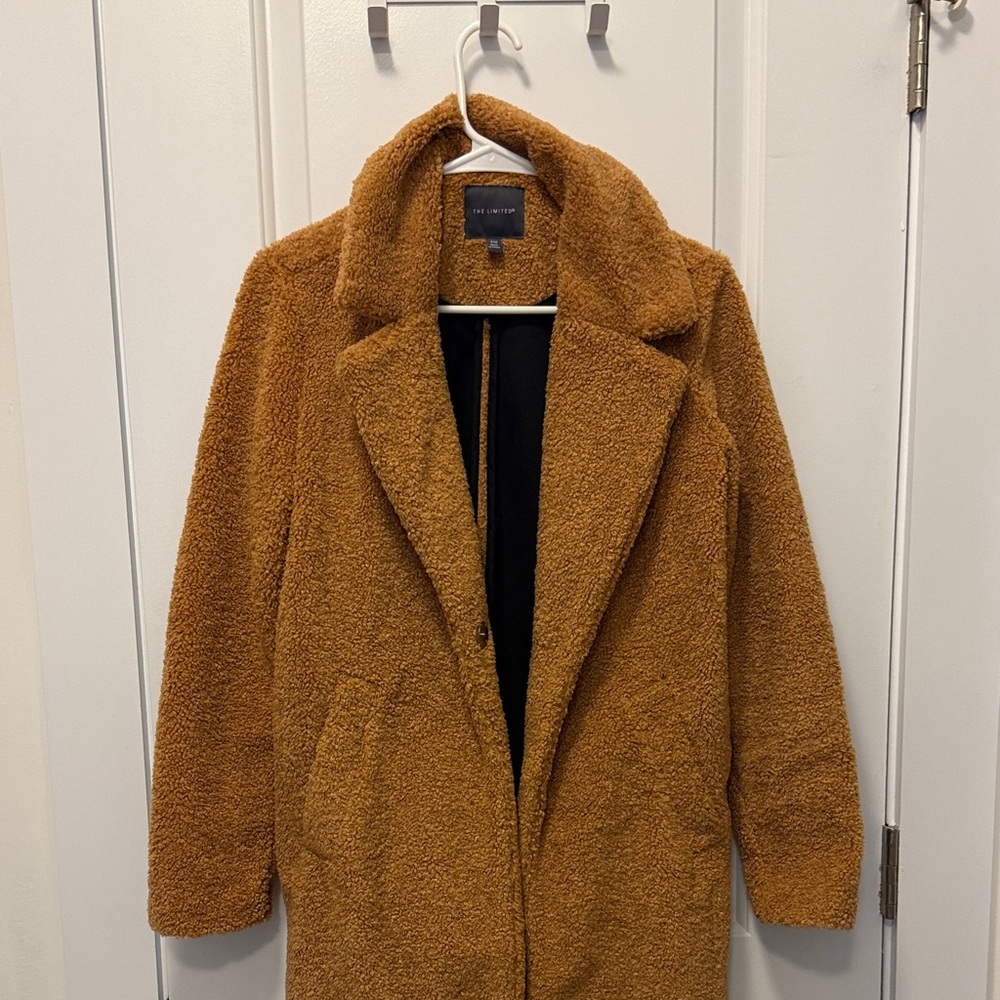 The Limited Brown Teddy Coat